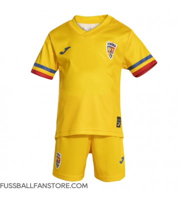 Rumänien Replik Heimtrikot Kinder EM 2024 Kurzarm (+ Kurze Hosen)